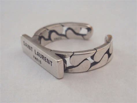 ysl ring silber|Silver Yves Saint Laurent Rings for Women .